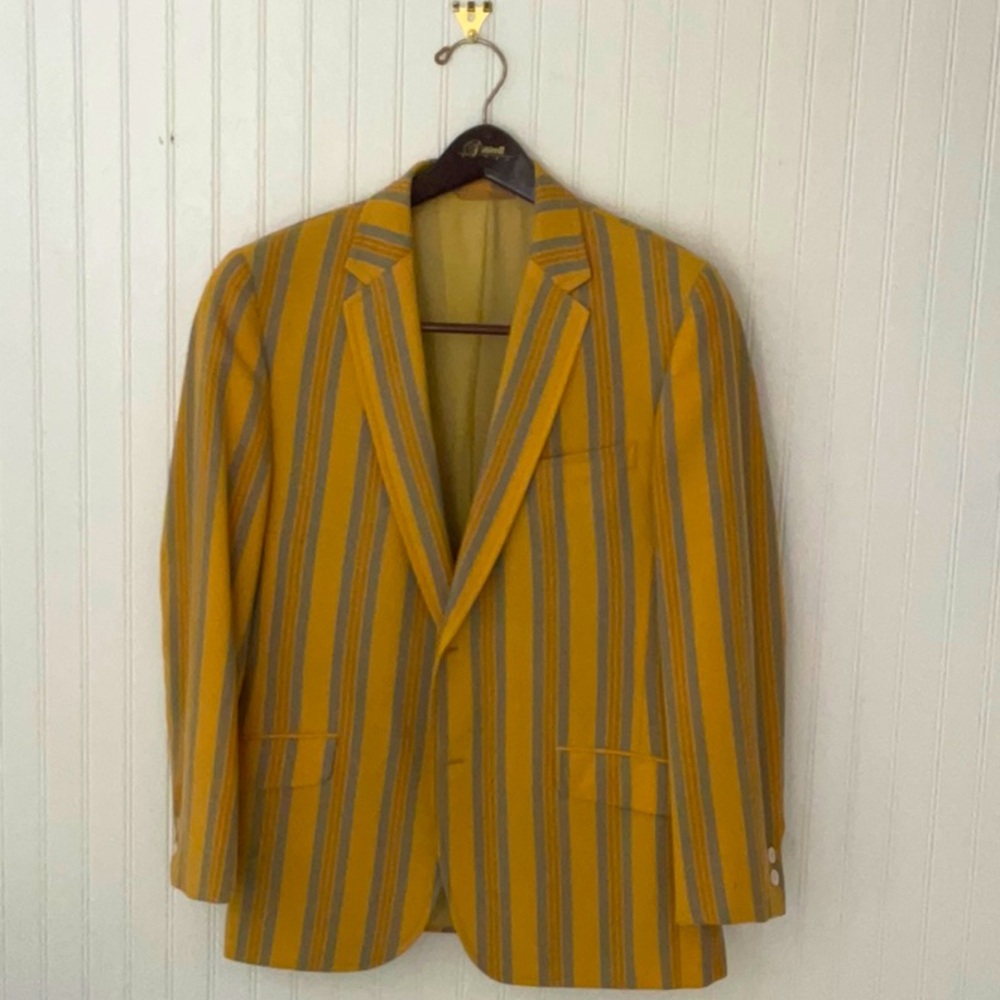 Vintage Striped Rowing Blazer